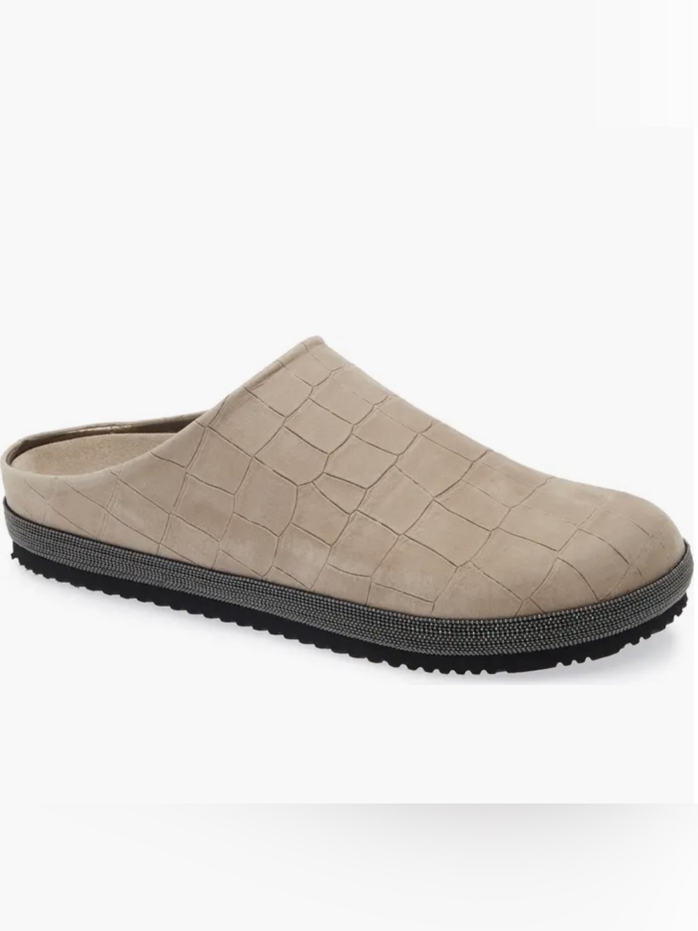 Brunello Cucinelli NWT Womens Slip-On suede clog